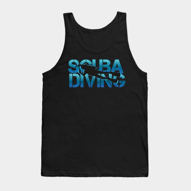 Scuba diving t-shirt design Tank Top by Coreoceanart